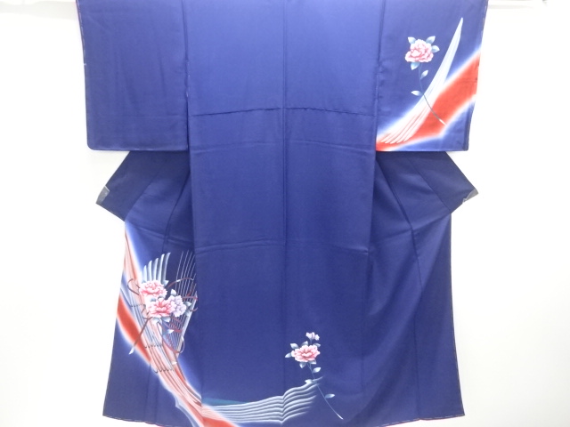 JAPANESE KIMONO / HOMONGI / UNUSED / FLOWER